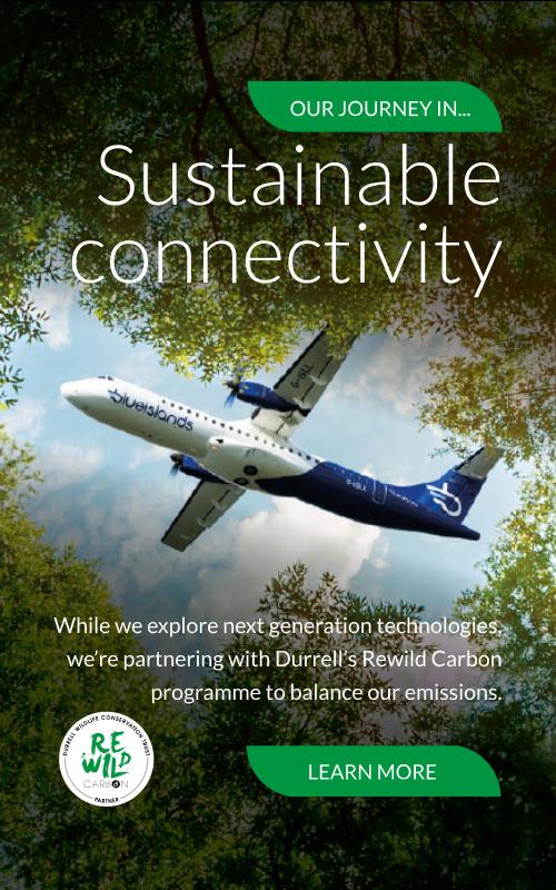 Balancing the carbon emissions from every flight with Durrell’s Rewild Carbon programme